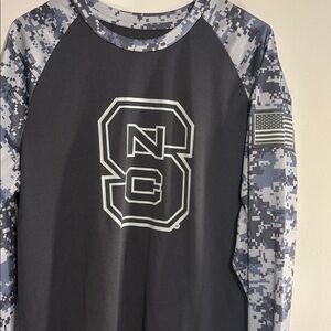 NC State x OHT Long Sleeve Camo Dri-Fit